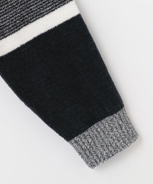 JOSEPH ABBOUD MOUNTAIN 【SPACE／UNISEX】ベアフリース パーカー ブラック系2