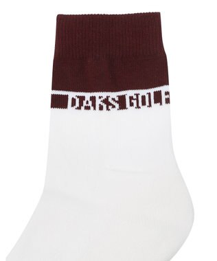 DAKS 【DAKS GOLF】綿混パイルソックス ホワイト