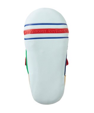 MIKI HOUSE HOT BISCUITS 【11.5-13.5cm】 顔ドン メッシュ素材 ファースト ベビーシューズ マルチカラー