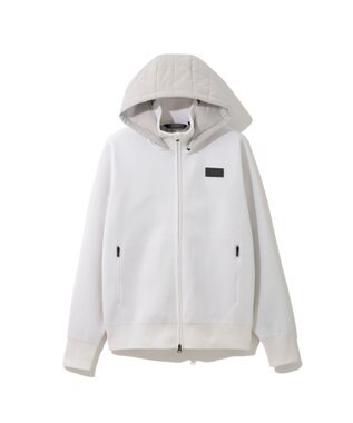 ZERO HALLIBURTON ウィンドブレーカーニットブルゾン 82754 2way パーカー ゴルフ ZHG-W14 ホワイト