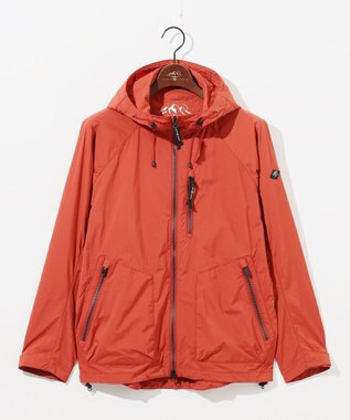 JOSEPH ABBOUD MOUNTAIN 【軽量/ストレッチ/ECO撥水】ライトワシャーストレッチ マウンテンパーカー オレンジ系