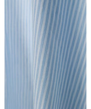 CRAFT STANDARD BOUTIQUE インド綿バンドカラーワンピース Stripe Sax