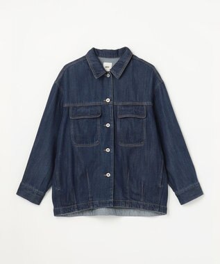 ANY L ミディデニムジャケット インディゴ