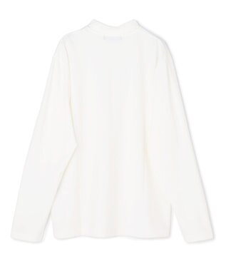 JOSEPH HOMME 新色追加【高機能素材】ハイゲージベアスムース　モックネック長袖Ｔシャツ ホワイト系