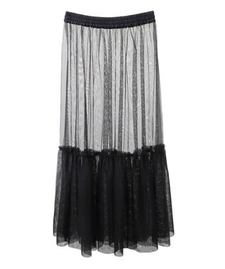 earth music&ecology Ｍｕｌｔｉｗａｙチュールスカート Dot