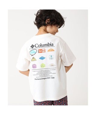 Columbia Columbia/ 【KIDS】スタックブルックグラフィックショートスリーブTシャツ /コロンビア Sea Salt