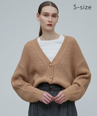 BEIGE， 【S-size】LINOIS/カーディガン Camel
