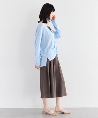 YECCA VECCA 【UVカット】ガウチョパンツ Brown