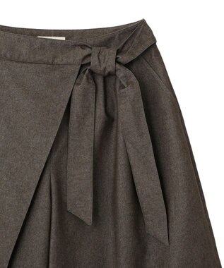 earth music&ecology ラップハーフパンツ Charcoal Gray