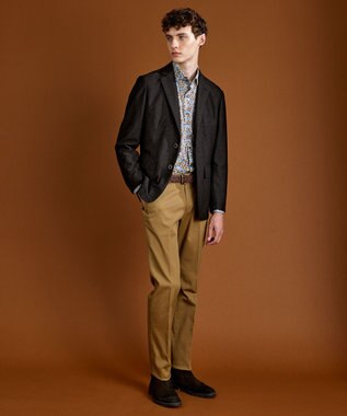 JOSEPH ABBOUD 【洗える】スタイルアップジャケット ダークブラウン系