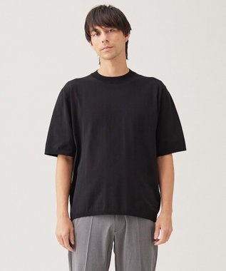 UNFILO MENS 【メンズノンノWEB掲載】スゴ機能美 ニット クルーネック ブラック