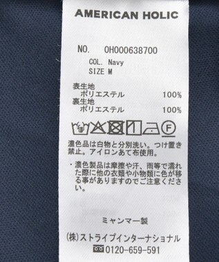 AMERICAN HOLIC メルトン風タイトミニスカート Navy