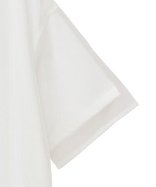 Green Parks チュールドッキングバルーン５分袖プルオーバー Off White