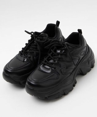 WEGO 厚底ダッドスニーカー ブラック