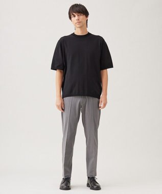 UNFILO MENS 【メンズノンノWEB掲載】スゴ機能美 ニット クルーネック ブラック