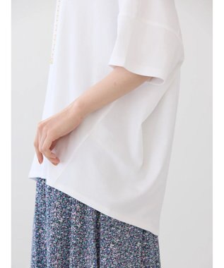 AMERICAN HOLIC ＵＶカット＋接触冷感　コクーンカットプルオーバー Off White