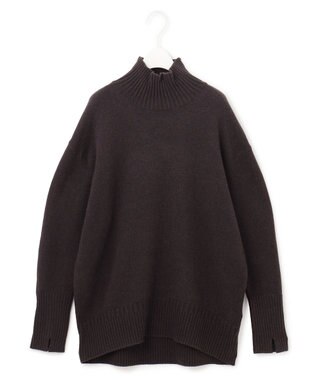 ICB 【新色追加・WEB限定カラーあり】 ソフトカシミヤミックス ハイネックニット バーントブラウン系