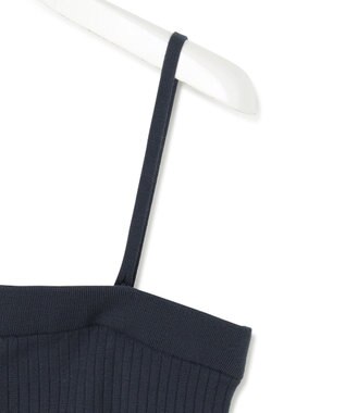 23区 【洗える】ヴィスコースストレッチ ニット ビスチェ グレイッシュブルー系