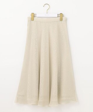 ANY SIS 【洗える】レーシーミルフィーユ スカート ベージュ
