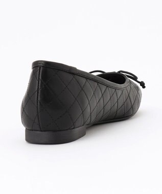 ANY SIS キルティングフラット パンプス ブラック