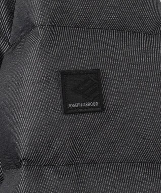 JOSEPH ABBOUD 【撥水/軽量/防風/フード取り外し可/ダウン】インターレースカルゼ  ダウン ブルゾン グレー系