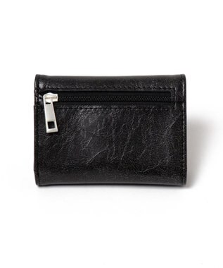 WEGO プレートフラップミニウォレット ブラック