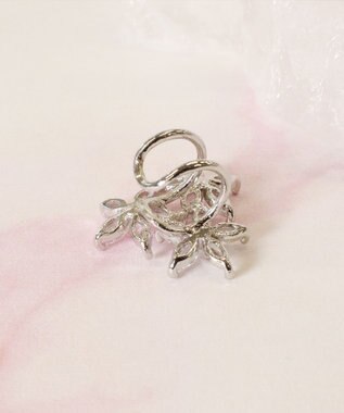 Tiaclasse 3片花イヤーカフ シルバー