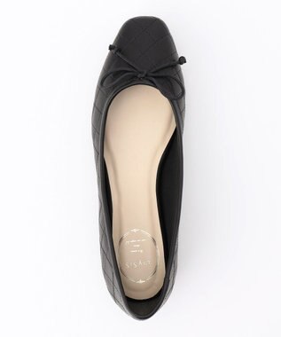 ANY SIS キルティングフラット パンプス ブラック
