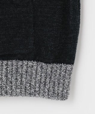 JOSEPH ABBOUD MOUNTAIN 【SPACE／UNISEX】ベアフリース パーカー ブラック系2