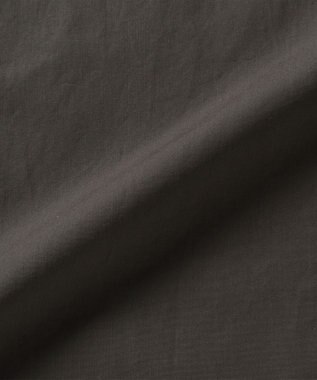 WHITE MAILS COTTON PAPER DUMP BAND COLLAR OVERSIZED シャツドレス カーキ