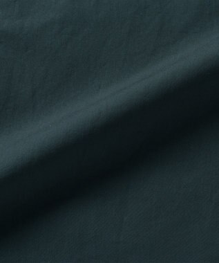 WHITE MAILS COTTON PAPER DUMP BAND COLLAR OVERSIZED シャツドレス ダークグリーン