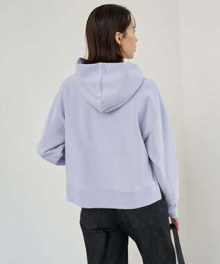 UNFILO 裏起毛スウェット フーディー サックス