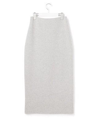 23区 【VERY掲載/洗える】カシミヤブレンド Iライン ニットスカート ライトグレー系
