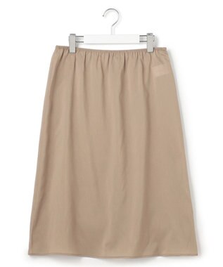 23区 【先行予約】シルキーライトクロス フレアワンピース モカ系