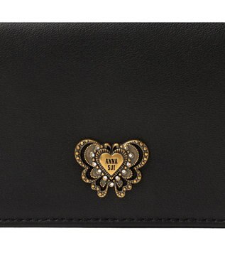 ANNA SUI ウィング 名刺入れ クロ