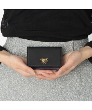 ANNA SUI ウィング 名刺入れ クロ