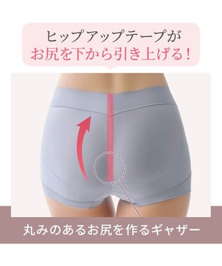 BRADELIS New York 【BRADELIS NewYork peace】ハートのお尻に格上げショーツ23 ダスクブルー