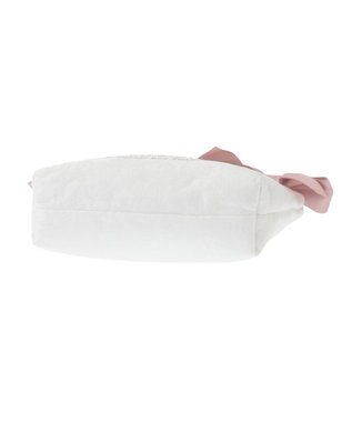 Maison de FLEUR ジャカードリボンポーチ Ivory