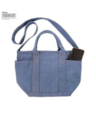 ROOTOTE 8469【ルートート】スヌーピー IP.デリ.シシュウ.ピーナッツ-0Y 02：サックス