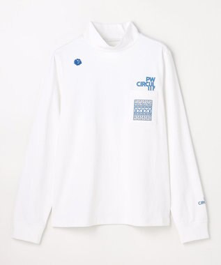 PW CIRCULUS 【吸水速乾 / UV遮蔽率99.5% UVカット / ストレッチ】【WOMEN】DELFT ロングスリーブモックT ゴルフウェア レディース ホワイト系