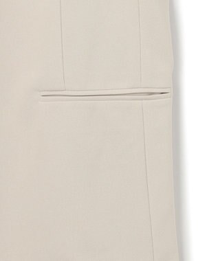 UNFILO L BEAUTY MOVE ノーカラージャケット アイボリー