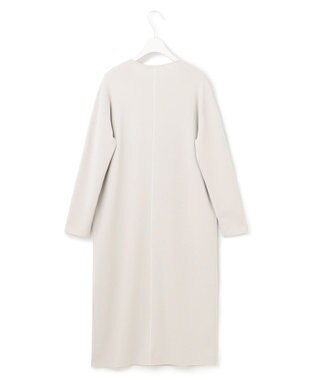 ICB 【洗える】 シンセティックフルニードル Vネックワンピース トープ系