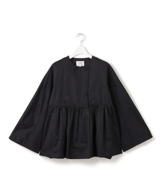 23区 【VERYコラボ/撥水加工】グロッシーツイル アウター ブラック系