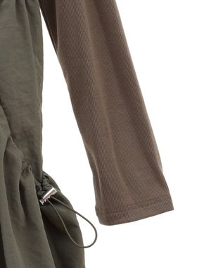 Green Parks ・ＳＵＧＡＲ　ＳＰＯＯＮ　コクーンハイブリットワンピー Gray Beige