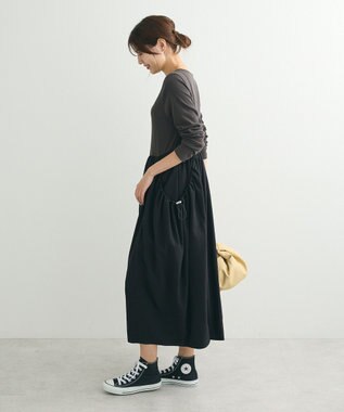 Green Parks ・ＳＵＧＡＲ　ＳＰＯＯＮ　コクーンハイブリットワンピー Charcoal Gray