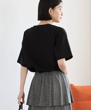 AMERICAN HOLIC 箔プリントＴシャツ Black