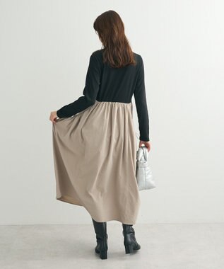 Green Parks ・ＳＵＧＡＲ　ＳＰＯＯＮ　コクーンハイブリットワンピー Black