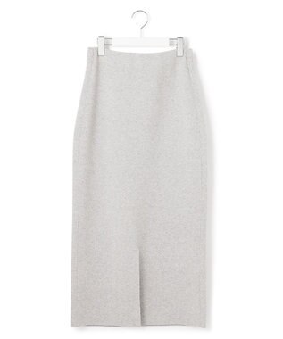 23区 【VERY掲載/洗える】カシミヤブレンド Iライン ニットスカート ライトグレー系
