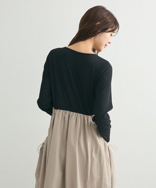 Green Parks ・ＳＵＧＡＲ　ＳＰＯＯＮ　コクーンハイブリットワンピー Black