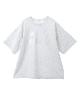 AMERICAN HOLIC 箔プリントＴシャツ Oatmeal